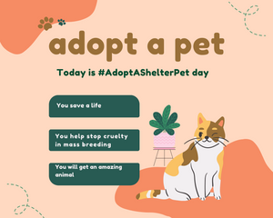 Adoptieren Sie einen Shelter Pet Day