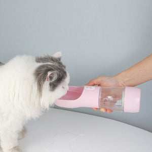 Tragbare Tiernahrung & Wasserflasche